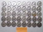 Washington Quarter Roll of 40 Coins 90% Silver ~ UNDER MELT! #2