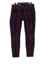 Gap Women's Jeans W 26 in Purple Animal Print Cotton with Other Skinny