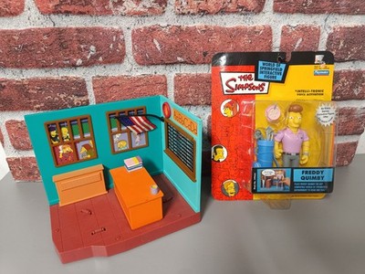 The Simpsons WOS Playmates - Classroom & Freddy Quimby Interactive Figure US Imp