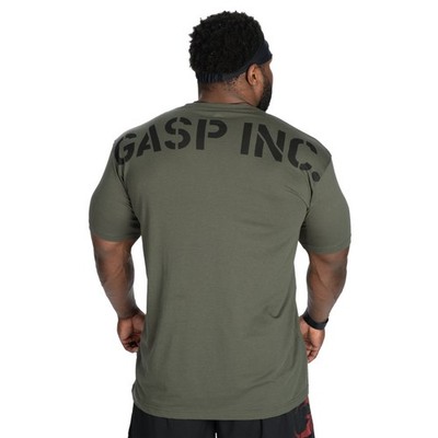 GASP Dvision Standard Tee Forest Green Bodybuilding T-Shirt Herren Sport Fitness