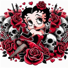 Big sticker Betty Boop