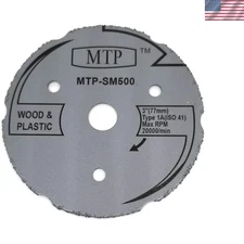 Durable 3" Aluminum Oxide Circular Saw Blade for Versatile Wood/Plastic Projects