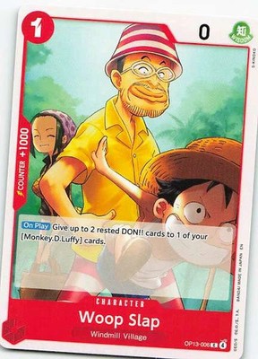Woop Slap OP13-006 Future Foundations Common NM One Piece TCG