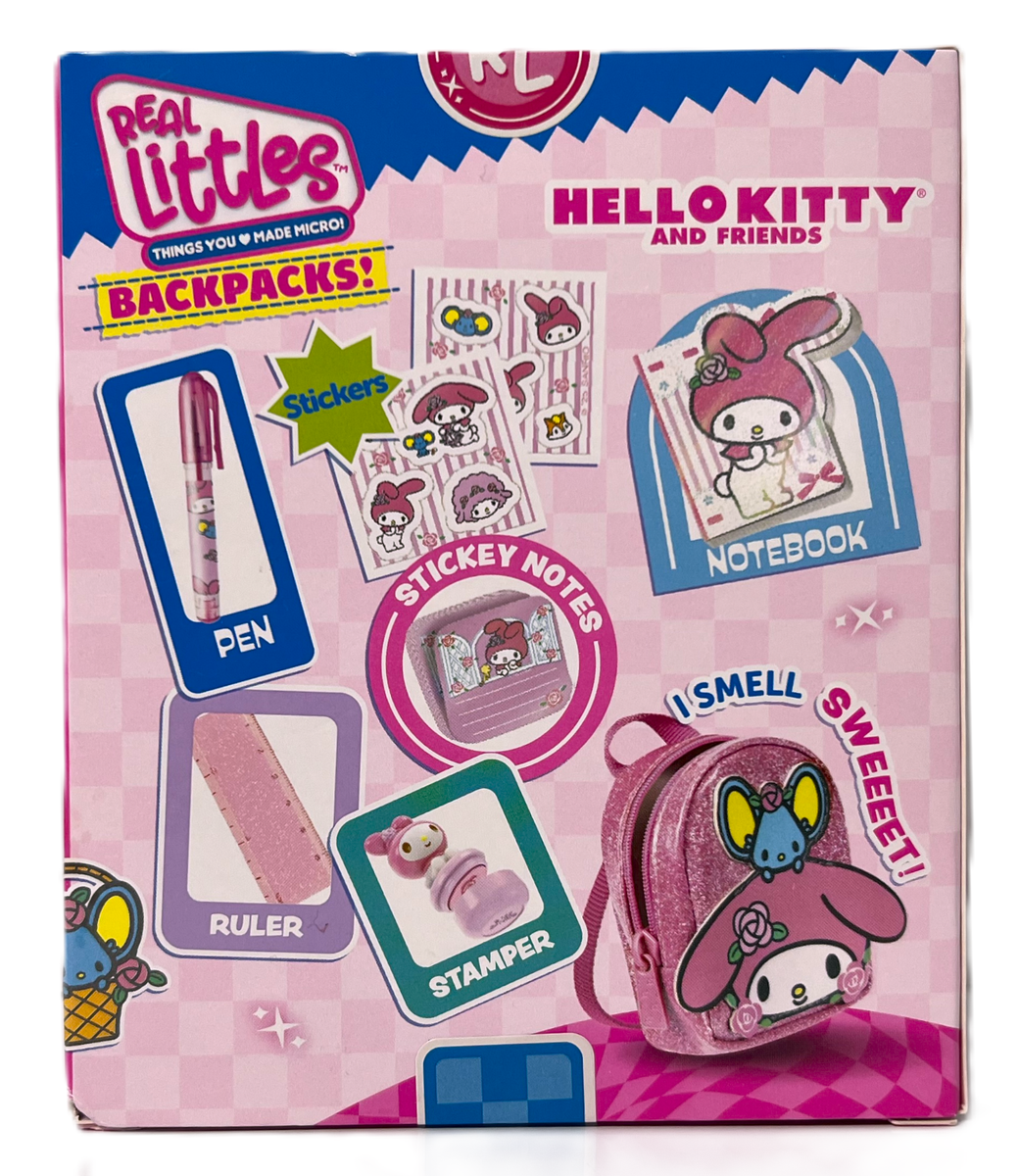 Real Littles Hello Kitty My Melody Mini Backpack 6 Working