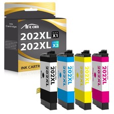4x 202XL T202XL 202 XL for Epson XP-5100 Printer Ink Cartridge WorkForce WF-2860