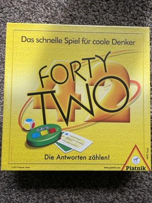 Forty Two Sealed Neu Brettspiel Piatnik