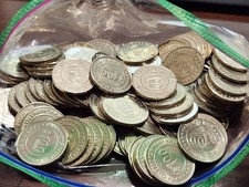 Car Wash Token Lot (Olympic Car Wash) - 100 Tokens - Size 0.900"