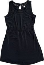 American Eagle Outfitters Black Cut-Out Sleeveless Dress Size L