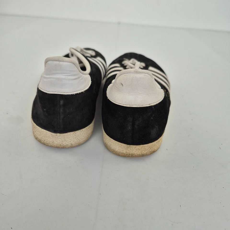 ADIDAS GAZELLE Trainers 7 Black Suede Classic Casual Originals - Image 4 of 4