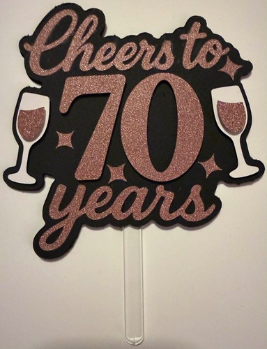 *PERSONALISED AGE 3D BIRTHDAY CAKE TOPPERS you choose age & colour from pictures - Foto 11 di 27
