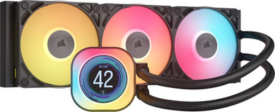 Corsair Icue LINK Titan 360 RX LCD Cpu-Flüssigkeitskühler   360Mm AIO   Flowdriv