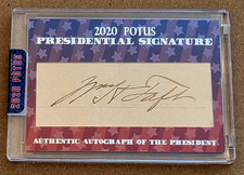 2020 A Word From POTUS William H. Taft Cut Signature Autograph 5/10 Made