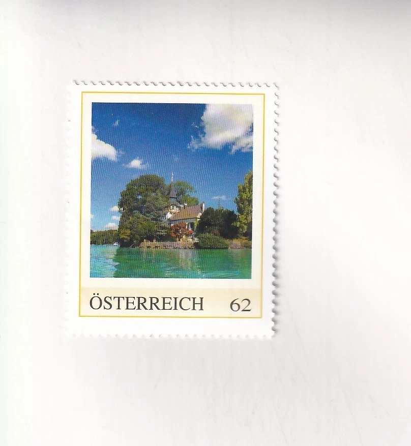 BRIEFMARKE PM Österreich ATTERSEE SALZKAMMERGUT SCHLOSS LITZLBERG postfrisch - Bild 1 von 1
