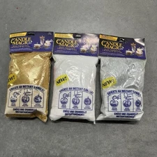 Candle Magic Wax Crystals Americana Green 8 Oz Distlefink Designs New USA Lot 3