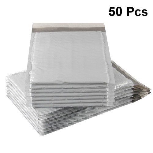 50 PCS Small Shipping Bags Plastic Mailers Postal with Seal Adhesive Poly - Zdjęcie 4 z 11