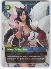 Ahri - Nine-Tailed Fox 255/298 Riftbound Foil Origins NM — live eBay listing
