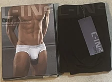 C-IN2 Core No Show Cotton Profile Brief - XLarge, black