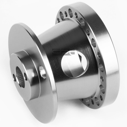 Fit Mazda/Miata/Rx-7/Rx-8/626 Silver Aluminum Steering Wheel 6-Hole Hub Adaptor - Picture 4 of 5