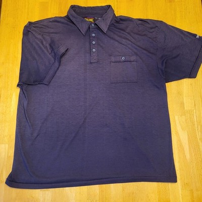 Vintage 90s Spalding Pro Single Stich Construction Four Button Polo XXL