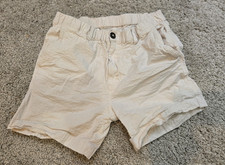 CHUBBIES Boys MEDIUM M Seersucker SHorts BoomShakalaka Tan VGUC