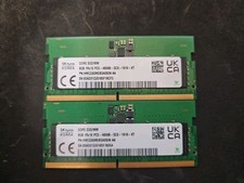 16GB Kit 2x8GB Hynix DDR5 4800MHz PC5-38400 SODIMM Laptop RAM HMCG66MEBSA092N