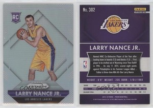 2015-16 Panini Prizm Rookies Silver Prizm Larry Nance Jr #302 Rookie RC