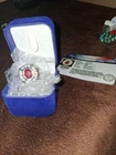Vintage 3.90 cts Blood Red Ruby Ring Sterling Silver 925. Size 11.5
