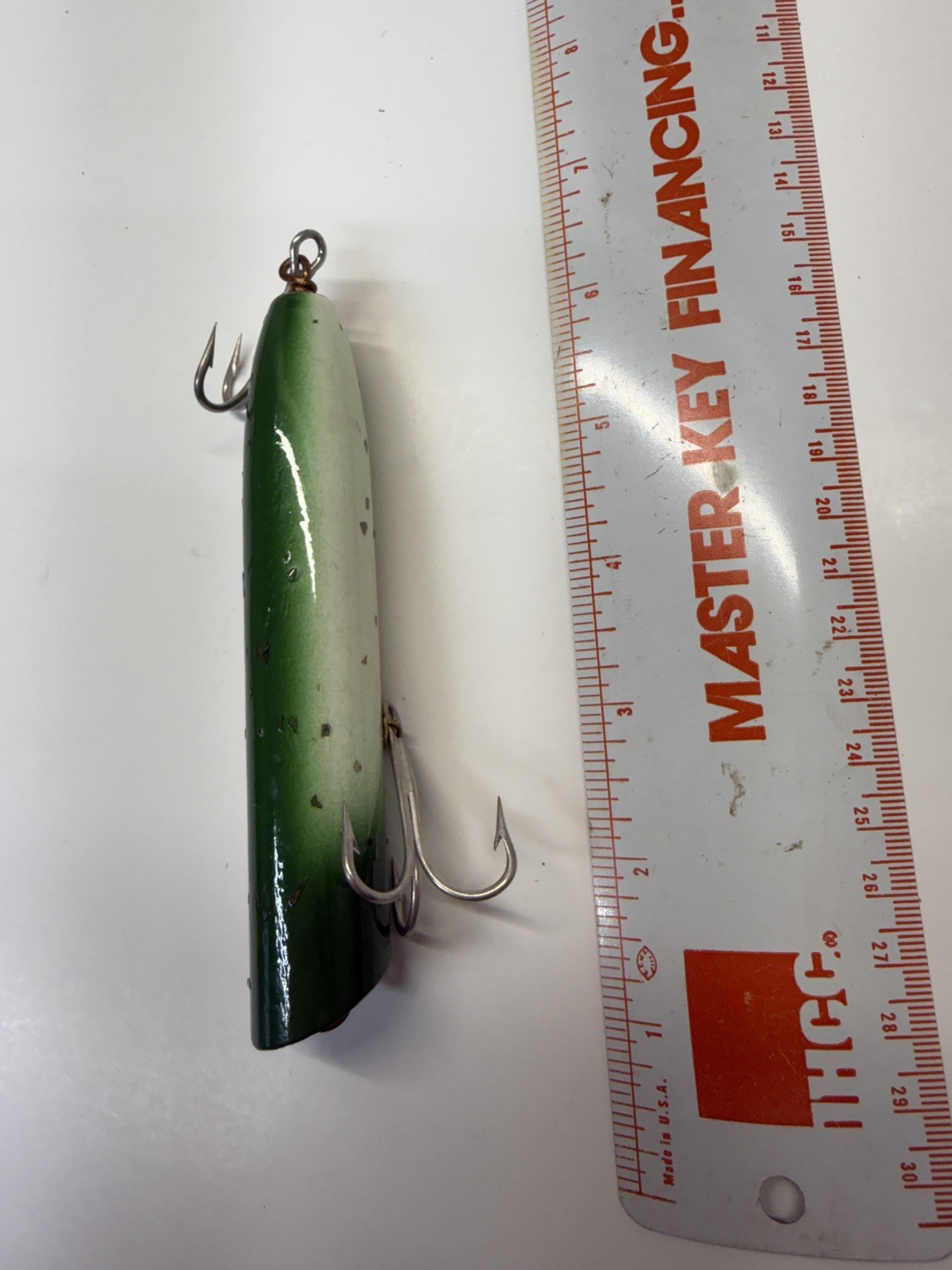 Gibbs? Lot of 3 Custom Plugs Wood Surf Fishing Lure Striped Bass Saltwater  - Image 5