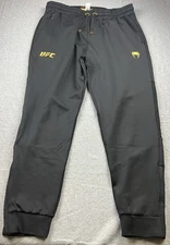 Venum UFC Authentic Fight Night Walkout Jogger Pants Black/Gold Size 2XL NWOT