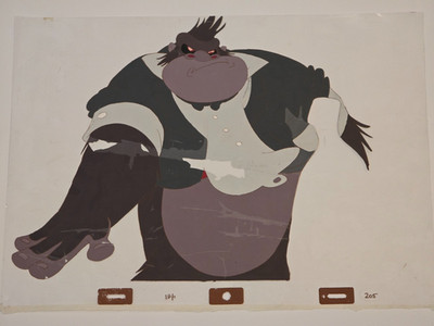 Disney Wer Roger Rabbit gerahmte Animationskunst Cel Bongo Gorilla - Türsteher