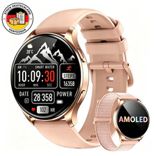 Bluetooth Smartwatch Herren Damen Wasserdicht Fitnessuhr Herzfrequenz …
