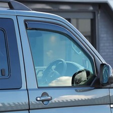 Wind Deflectors 2pc Tinted For VW Transporter T5/T6/T6.1 2003-onwards 2 Door Van