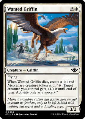 Wanted Griffin #38 (LP) Thunder Junction OTJ Magic MTG