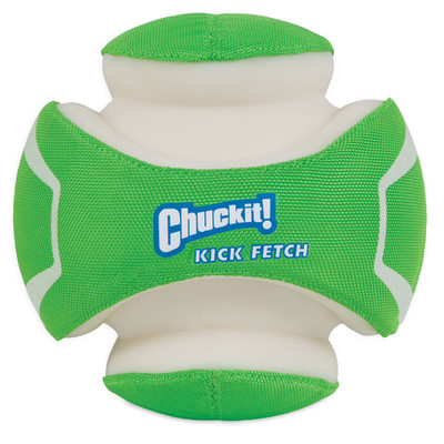 Chuckit! Max Glow Kick Fetch Fetch Dog Ball, Glow In The Dark Toy for Dogs, 8  L