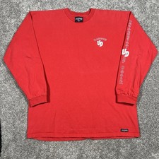 Vintage 1990s UD Longsleeve XL Tee Shirt University Of Dayton USA Made Jansport