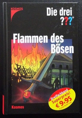 Die drei Fragezeichen Buch Flamen des Bösen Kosmos 3er Band