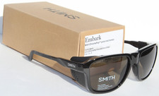 SMITH OPTICS Embark POLARIZED Glacier Sunglasses Black/ChromaPop Gray NEW 265