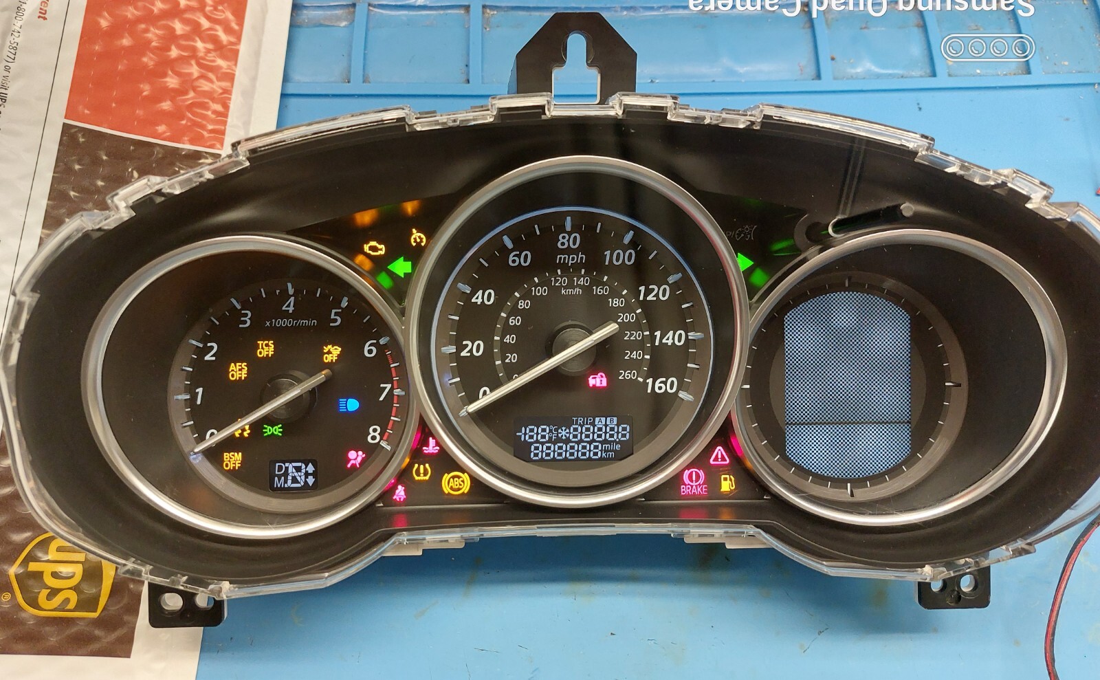 20142015 MAZDA CX5 instrument Cluster PART KR3055471G KR30G TESTED