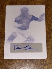 TANNER SMITH 2020 Leaf Perfect Game Magenta Plate AUTO #1/1 OREGON ST., BRAVES