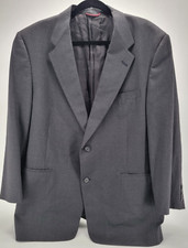 Hart Schaffner Mens Blazer Sport Coat Two Button Jacket Wool 46R Casual Suit USA