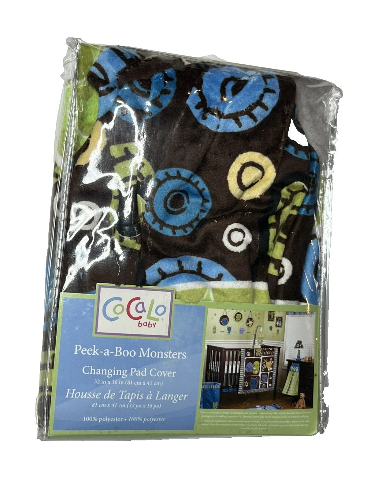 Almohadillas cambiador bebé CoCaLo monstruos y fundas