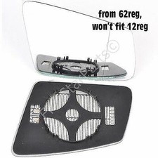 Mercedes A-Class Right wing mirror glass 12-18 from 62reg side Wide Angle Heated