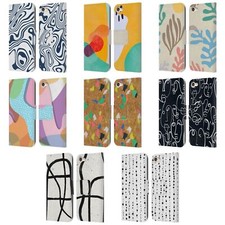 NINOLA FREEFORM PATTERNS LEATHER BOOK WALLET CASE COVER FOR APPLE iPOD TOUCH MP3