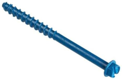 TTN2-25400H Simpson Titen 2 Hex 1/4 x 4'' Concrete Masonry Screw -100 Pk FASTSHIP