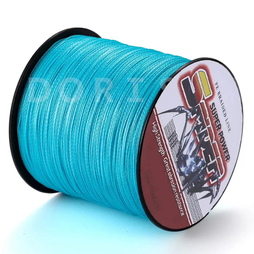 100M-2000M Blue 6LB-300LB Spider Strong Dynema Braided Sea / Lake Fishing  Line