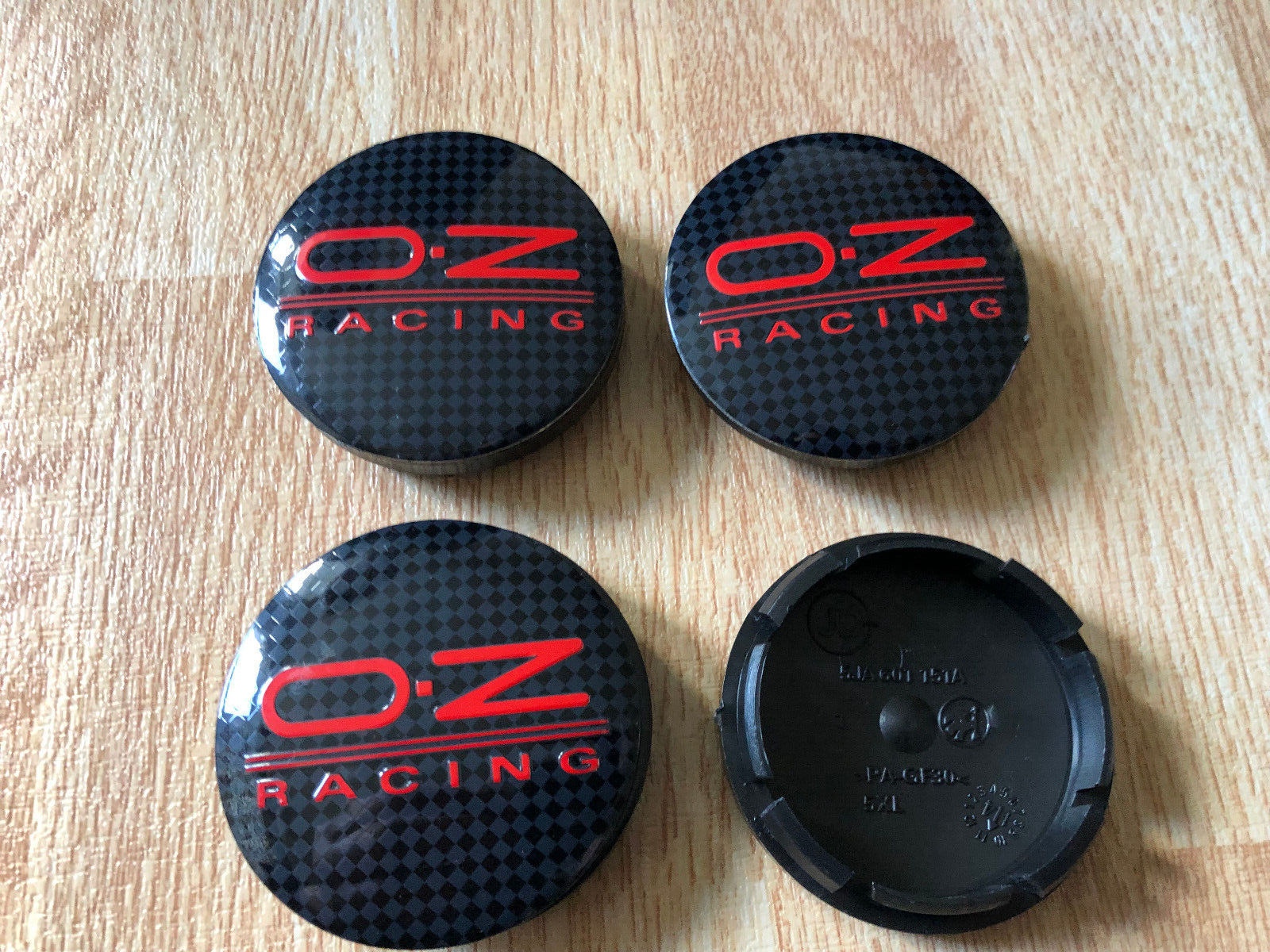 4X OZ Racing Wheel Centre Cap Hub Center Caps 56mm 5.6cm Carbon Fibre ...