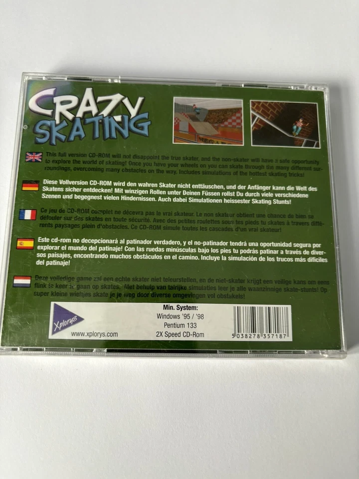 Crazy Skating PC CD-ROM Windows 95/98 Xplorys Games New And Sealed - Image 3 of 4