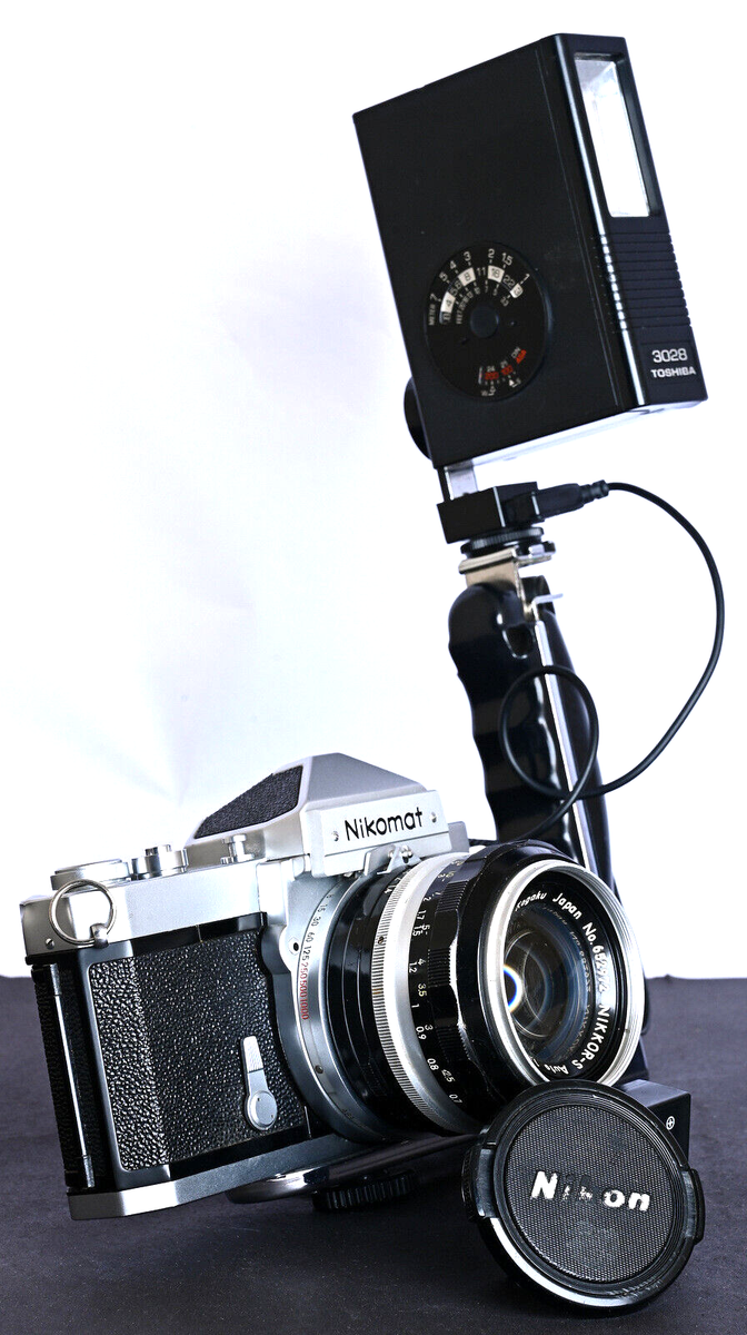 Nikomat FTN 35mm Film SLR +Nikkor 28/2.8 & NK Nikkor-S 50/1.4 Lens