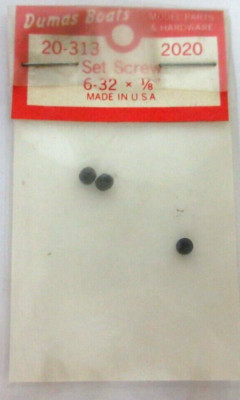DUMAS BOATS 2020 SET SCREW 6 - 32 X 1/8''