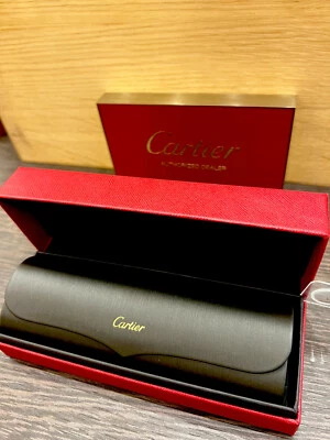 Cartier HARTES Brillenetui Inkl.Putztuch ‼️NEU !! 100% authentic - Bild 1 von 4